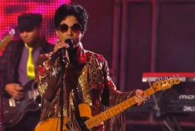 Prince performs new single "Rock N Roll Love Affair" on Jimmy Kimmel TV show
