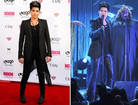 Adam Lambert performs Trespassing at the NewNowNext Awards in Los Angeles