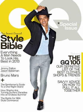 Bruno Mars Dresses up for GQ's Style Bible
