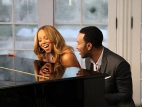 Watch Mariah Carey's music video 'When Chirstmas Comes' ft John Legend