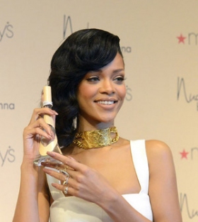 Rihanna launches her fragrance Nude in L.A.