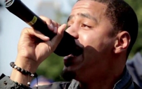 J. Cole performs live in the Union Square for VEVO Go Show