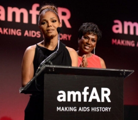 Janet Jackson honored at AMFAR Gala