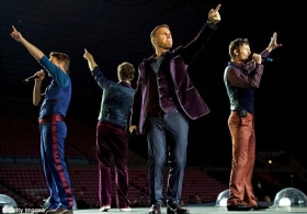 Take That released 'Eight Letters' music video with live footage