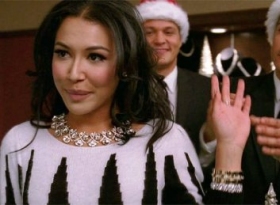 Watch Glee's unreleased clip 'Santa Baby' featuring Santana