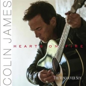 Colin James launched a new blues rock album today: Hearts On Fire