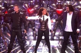 Melanie Amaro, Chris Rene and Josh Krajcik on X Factor USA Final