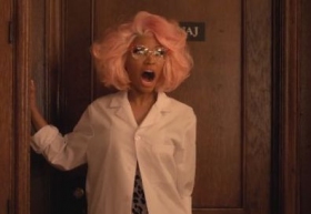 B.o.B wears Hannibal Lecter mask in his new clip Out Of My Mind ft Nicki Minaj
